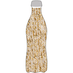 Bottle Sock Glitzer gold 750/1200 ml